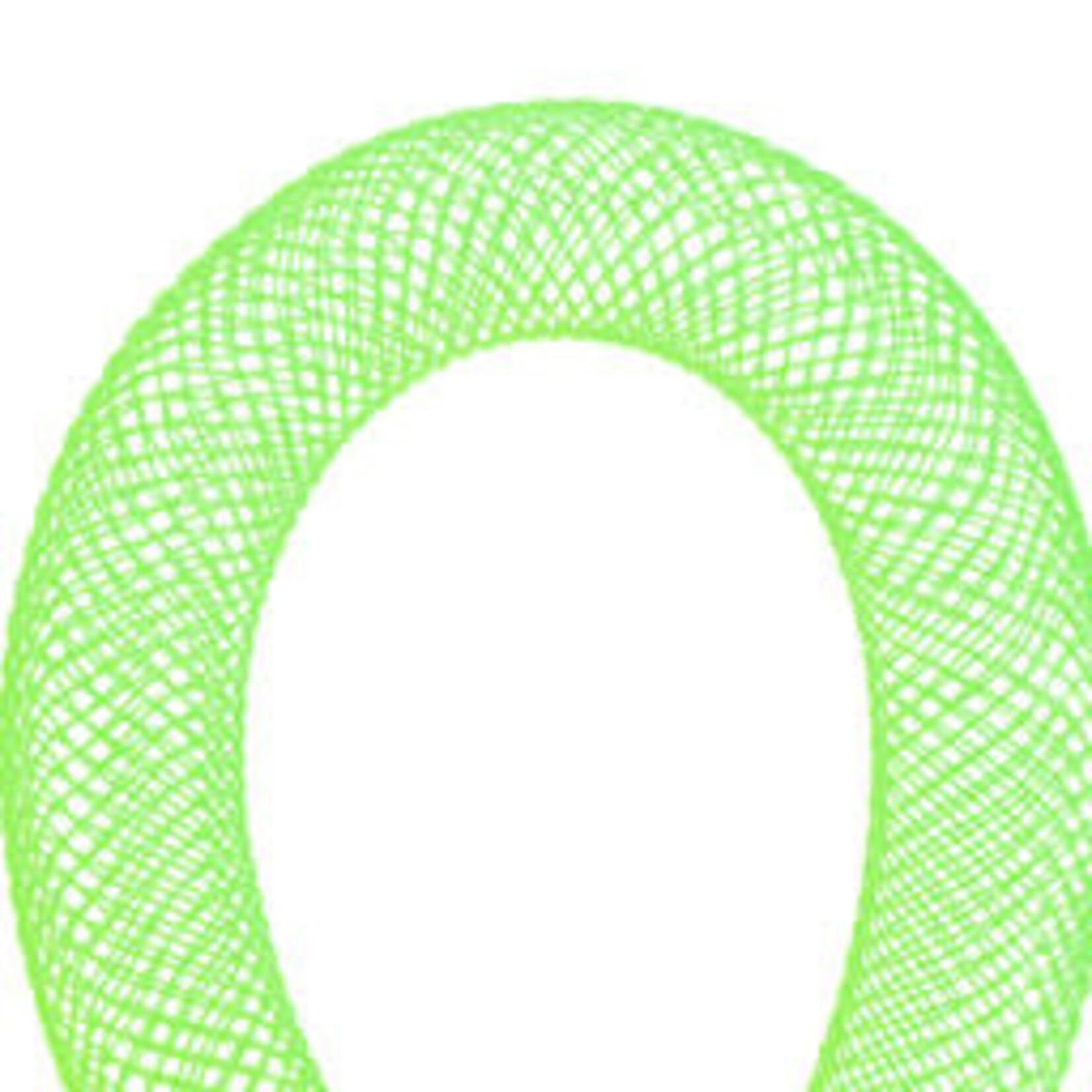 Nylon Mesh Tubing  LIME GREEN 9-10mm 30Meters