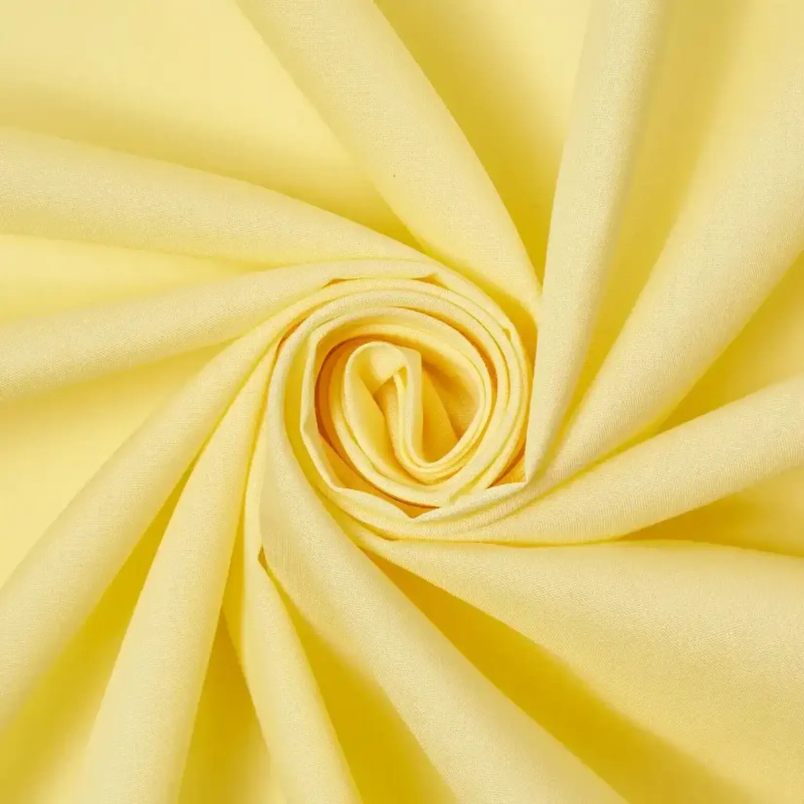 Polyester Cotton 45" - Light Yellow
