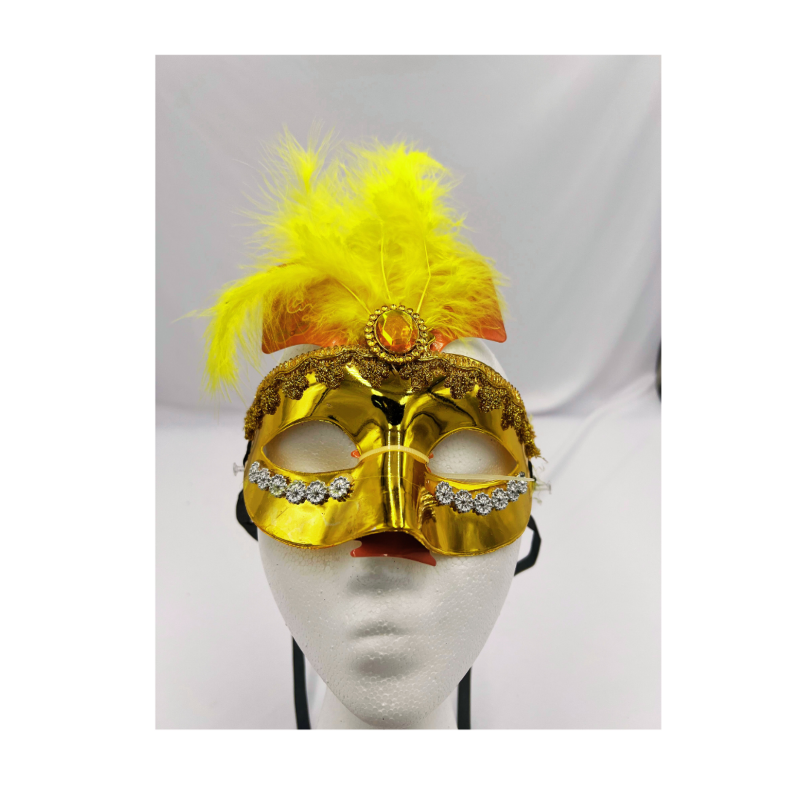 Chrome Face Mask 7.5" x 3"