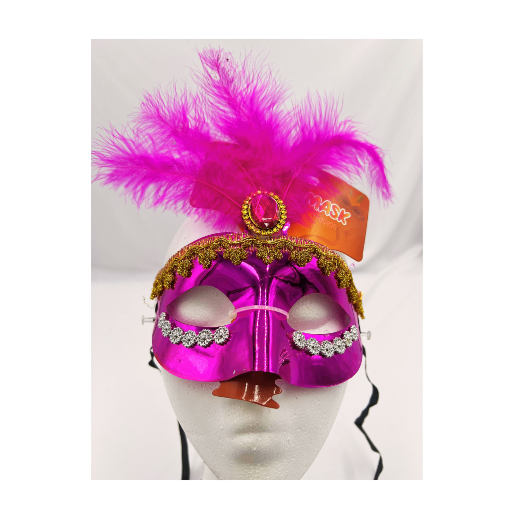 Chrome Face Mask 7.5" x 3"