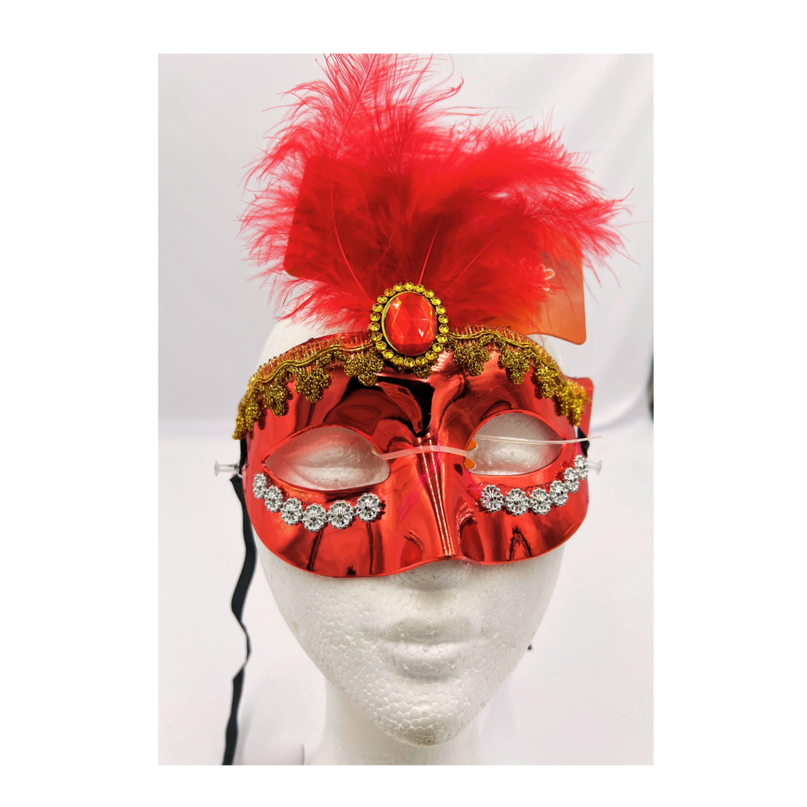 Chrome Face Mask 7.5" x 3"