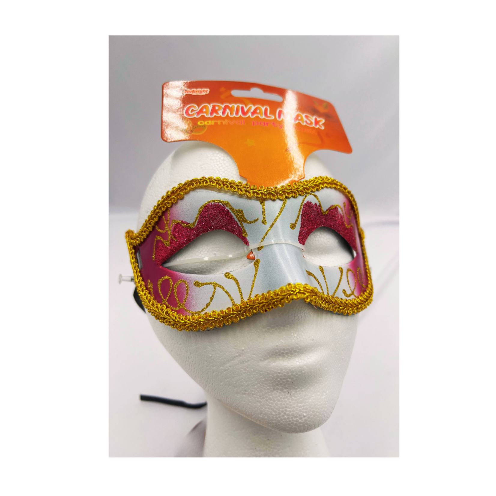 Two-Tone Face Mask  7.5" x 3"