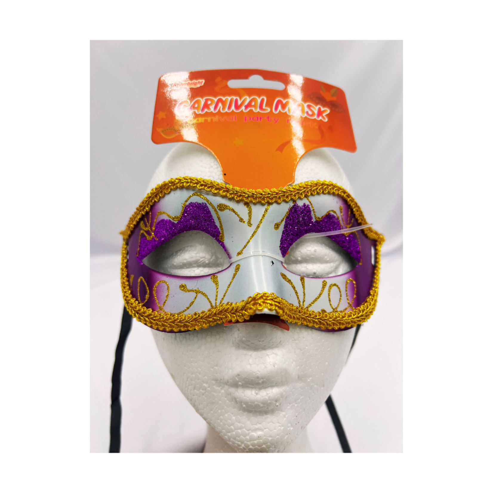 Two-Tone Face Mask  7.5" x 3"