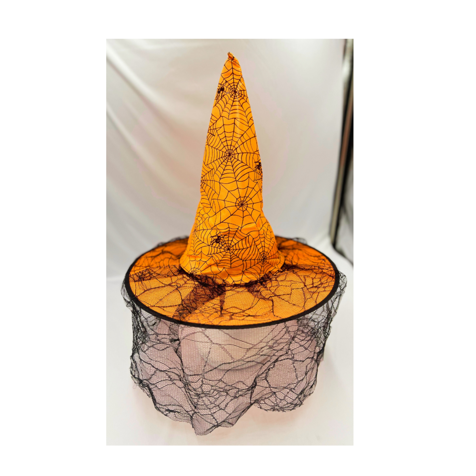 Halloween Lace Witch Hat 16''