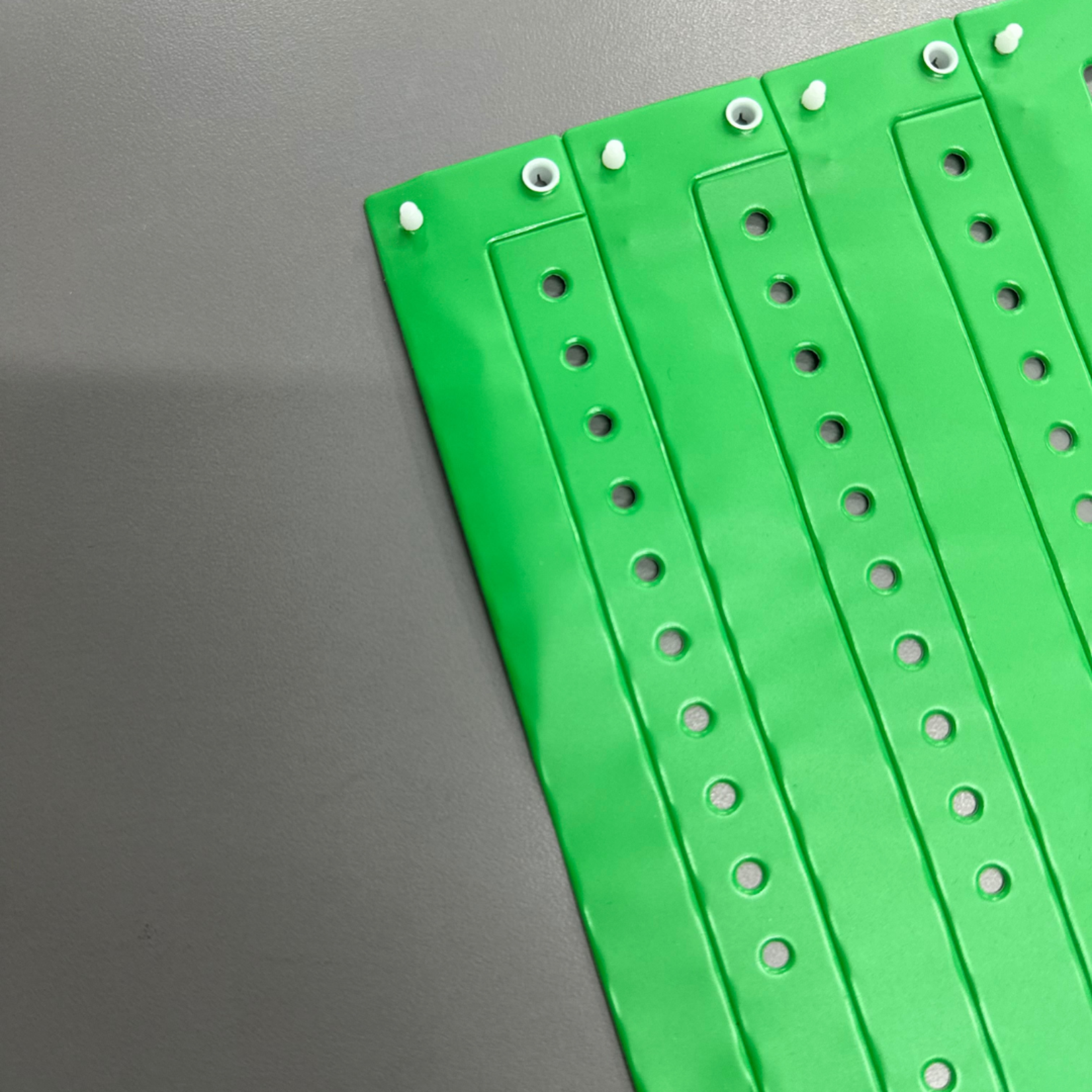 ID Wristbands Bands Plastic (Vinyl) 10 Inches  Green