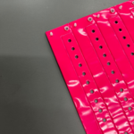 ID Wristbands Bands Plastic (Vinyl) 10 Inches  Neon Pink