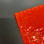 ID Wristbands Bands Plastic (Vinyl) 10 Inches  Orange Glow