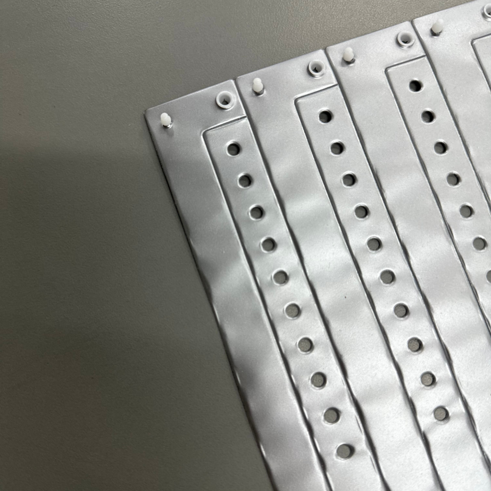 ID Wristbands Bands Plastic (Vinyl) 10 Inches  Pearl Silver