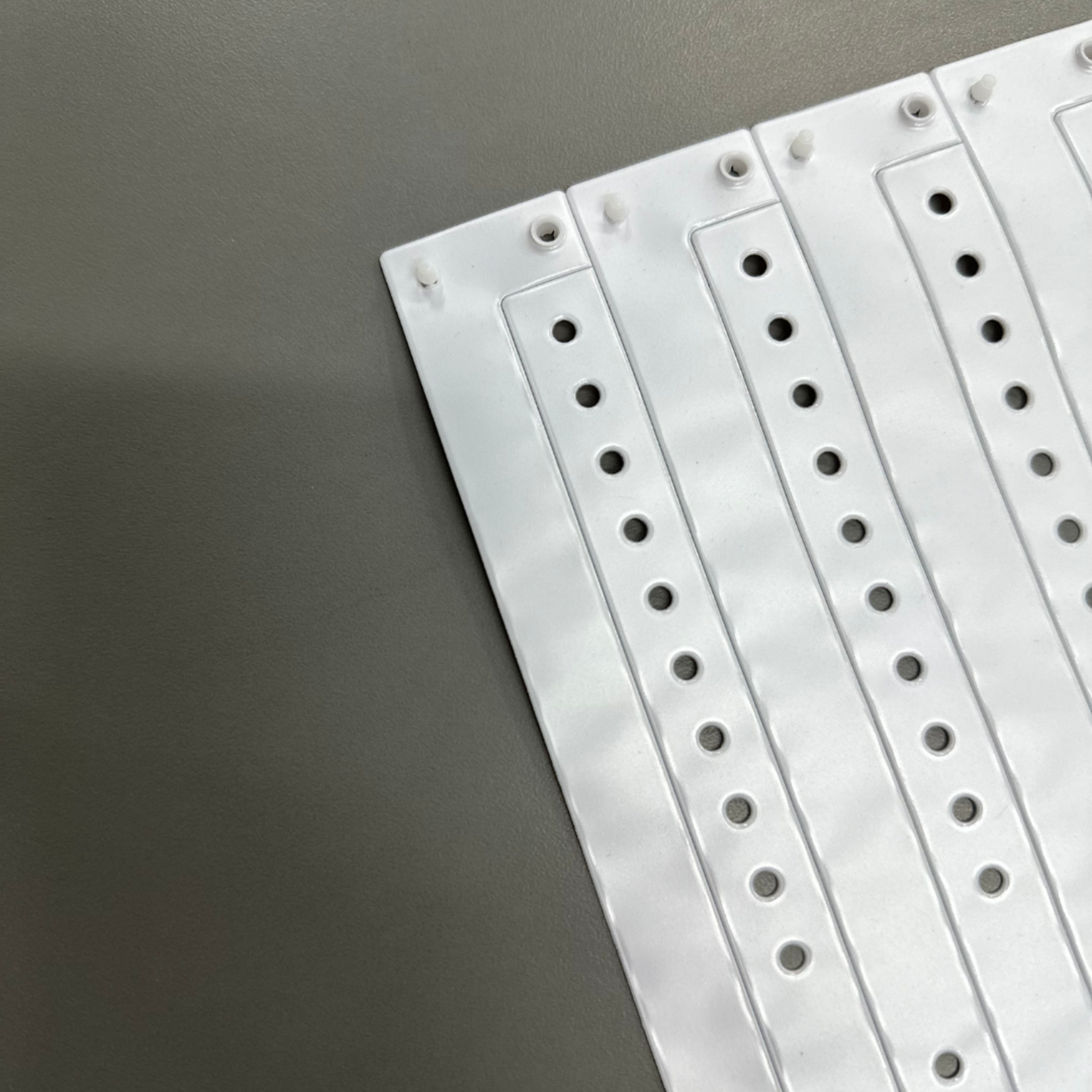 ID Wristbands Bands Plastic (Vinyl) 10 Inches  Pearl White