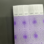 ID Wristbands Bands Tyvek (Paper) 3/4 Inch Illusion Light Purple