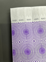 ID Wristbands Bands Tyvek (Paper) 3/4 Inch Illusion Light Purple