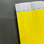 ID Wristbands Bands Tyvek (Paper) 3/4 Inch Neon Yellow