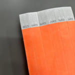ID Wristbands Bands Tyvek (Paper) 3/4 Inch Orange