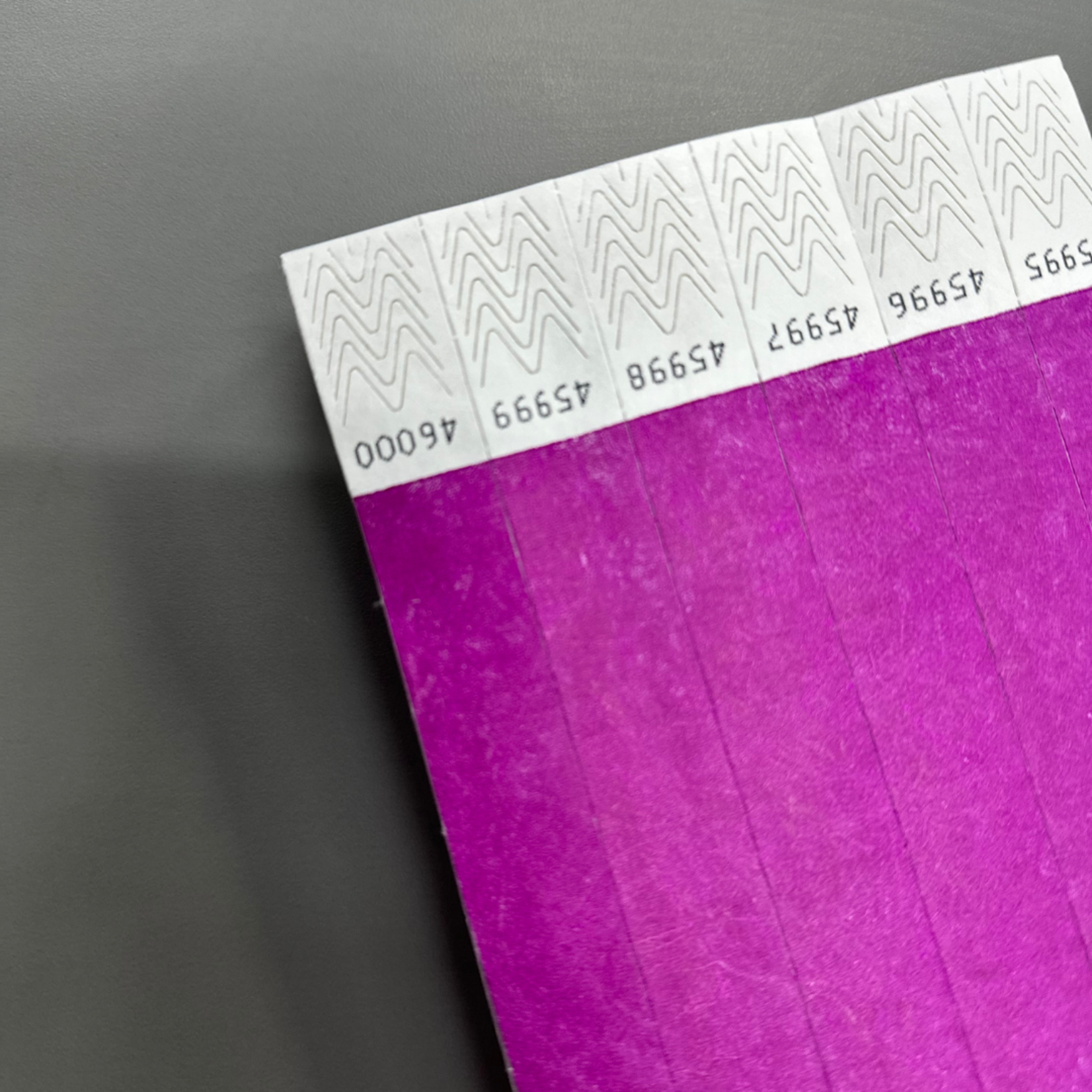 ID Wristbands Bands Tyvek (Paper) 3/4 Inch Purple