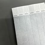 ID Wristbands Bands Tyvek (Paper) 3/4 Inch Silver