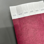 ID Wristbands Bands Tyvek (Paper) 3/4 Inch Wine