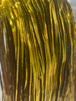 Drapery Fringe 15” drop x 20ft - Holographic Gold
