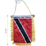 Flag-Window Hanging 5" x 3.5" Trinidad and Tobago