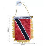 Flag-Window Hanging 5" x 3.5" Trinidad and Tobago
