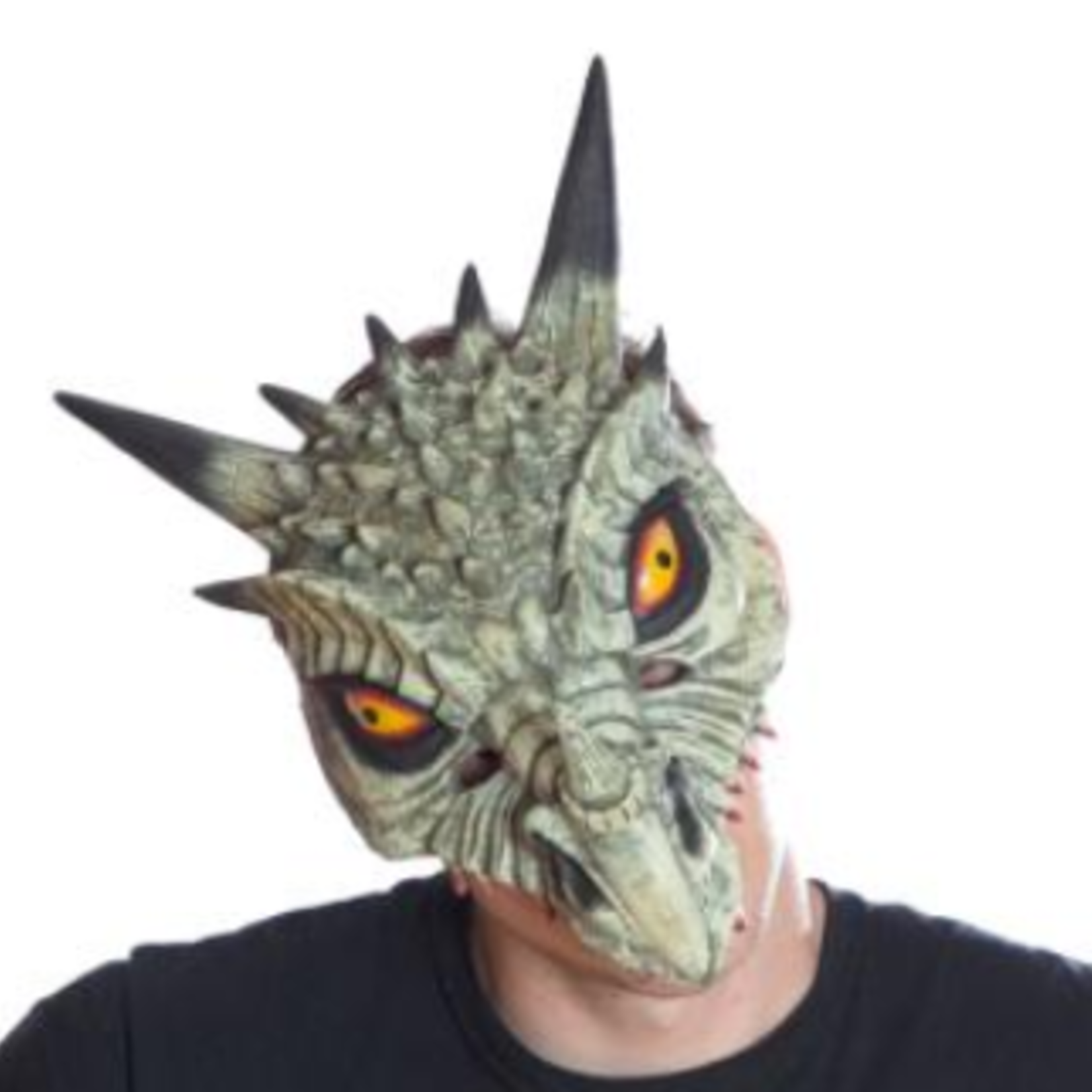Mask Halloween Horned Dinosaur