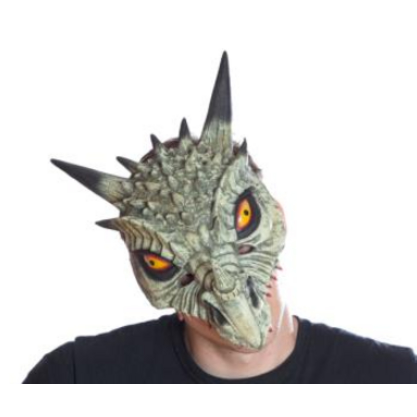 Mask Halloween Horned Dinosaur