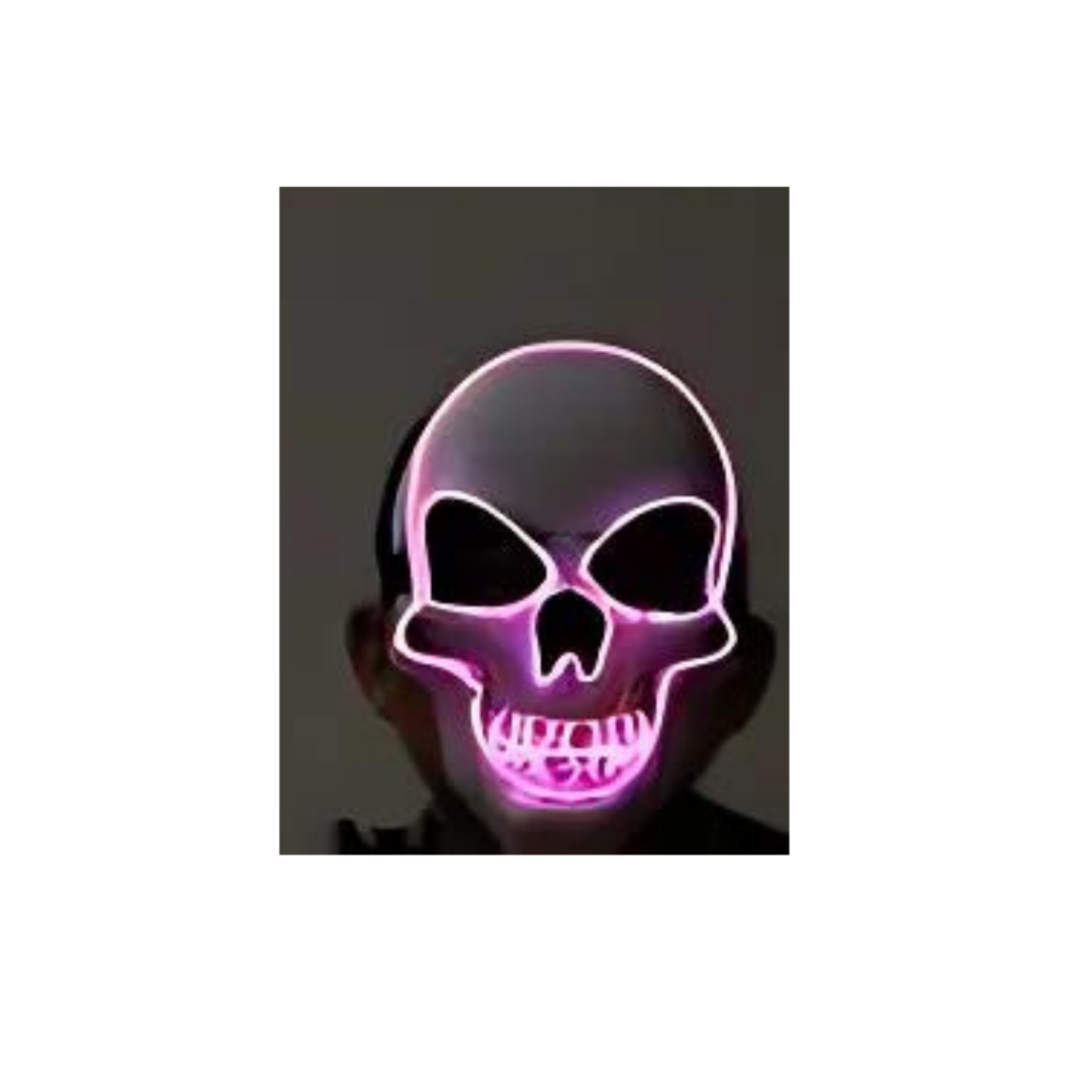 Mask Skull Neon Light