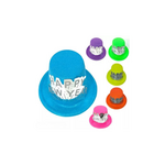 New Year Hat- Kids Glitter Plastic Hat Six Color