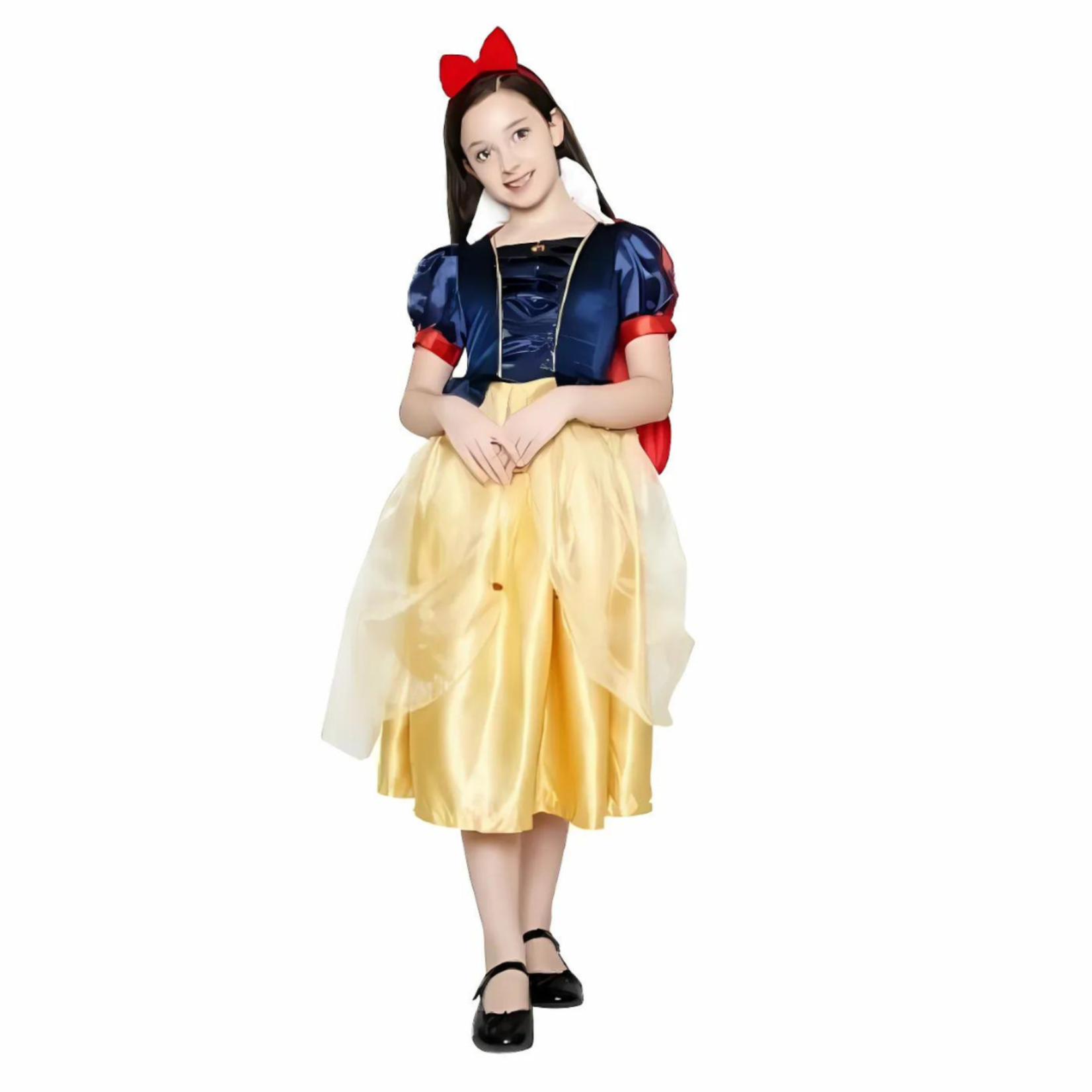 Velvet Snow White Dress With Headband (2-4yrs)