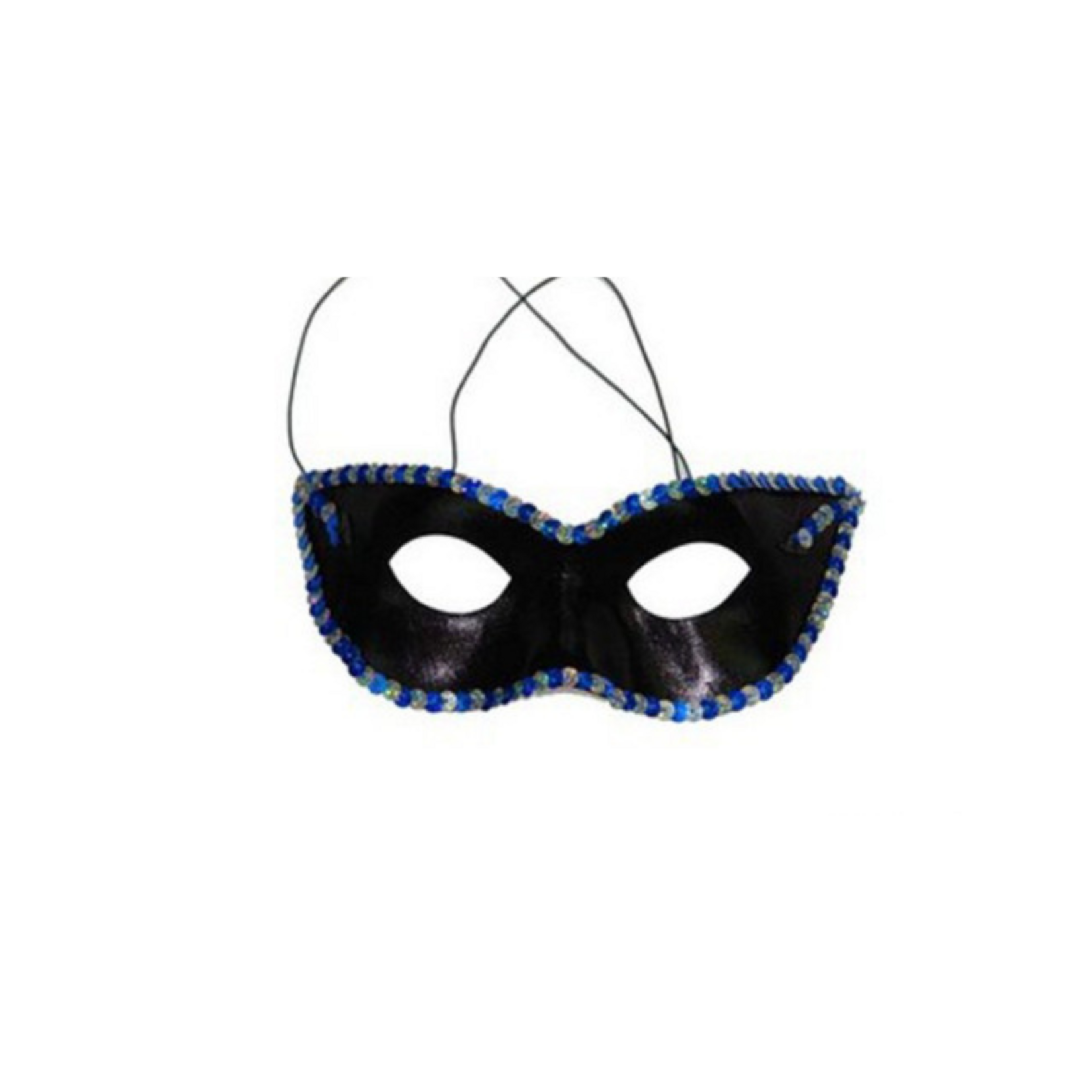 Party Eye masks with Sequin edging Silver
