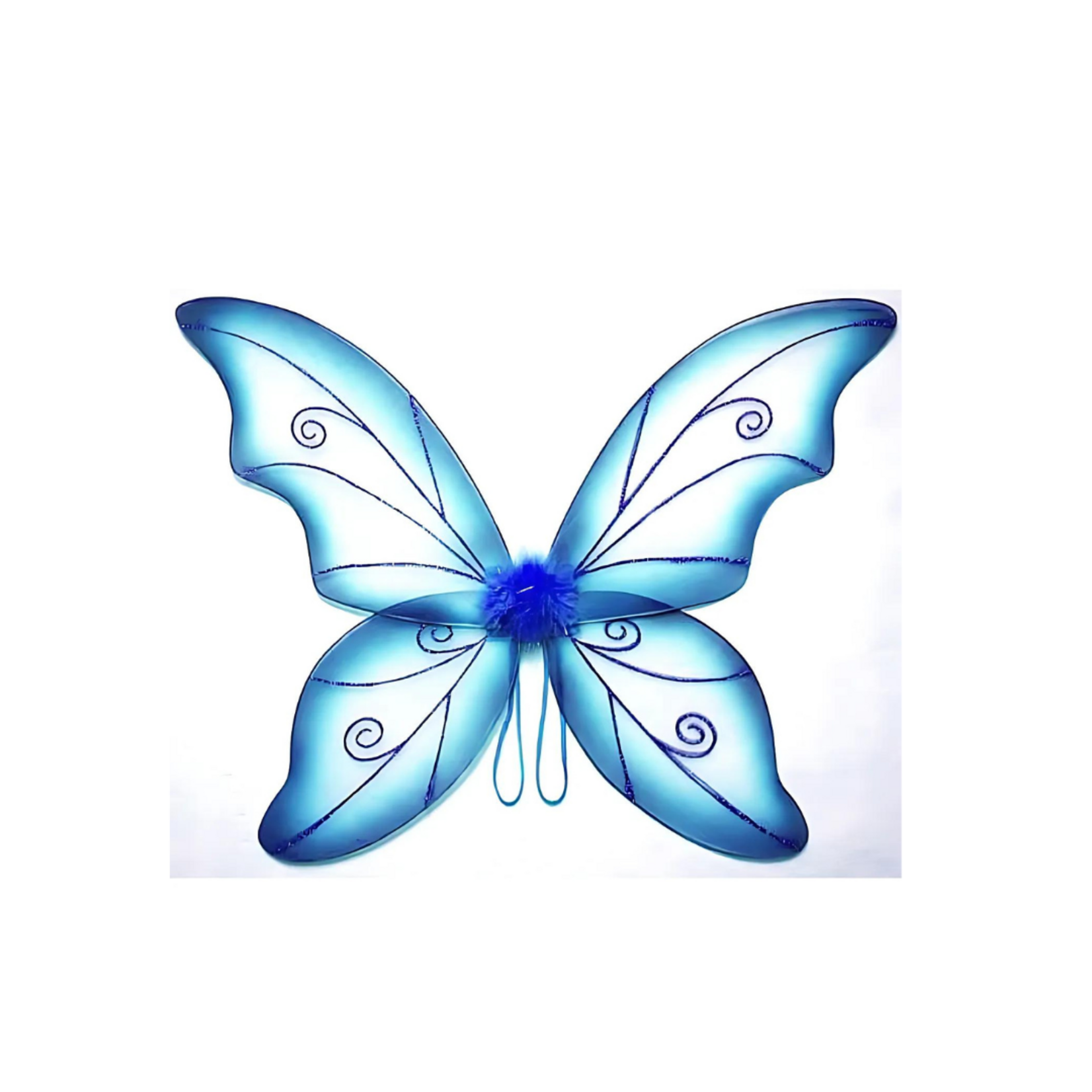 Wild Fairy Wings Adult 34" x 24"  Blue