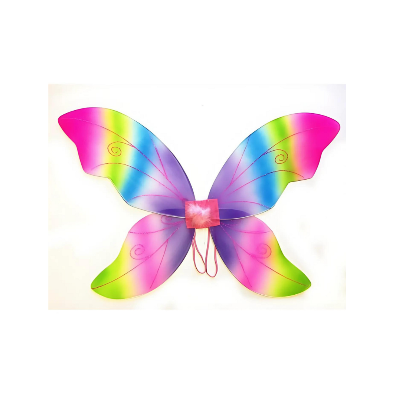 Wild Fairy Wings Adult 34" x 24"  Rainbow