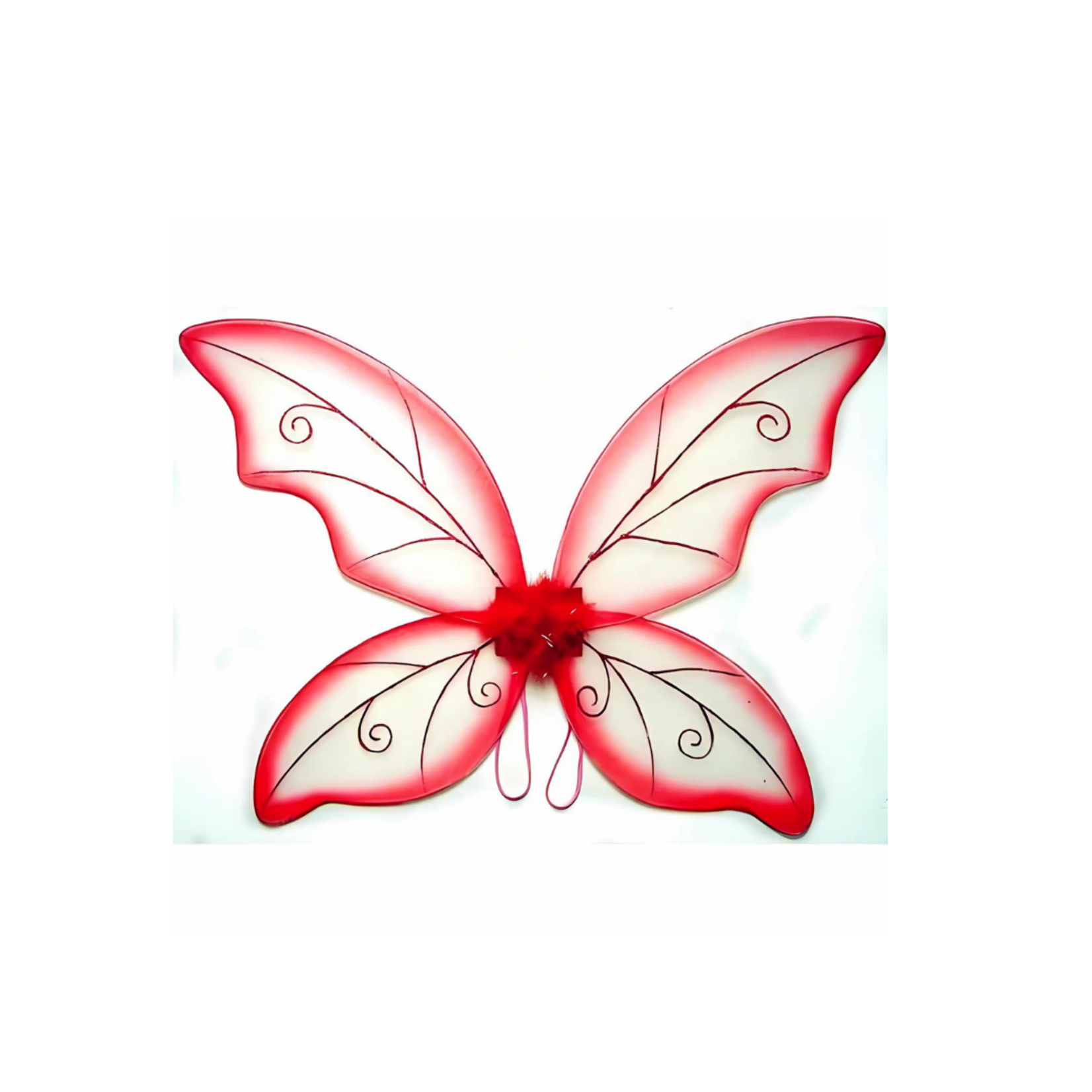 Wild Fairy Wings Adult 34" x 24"  Red