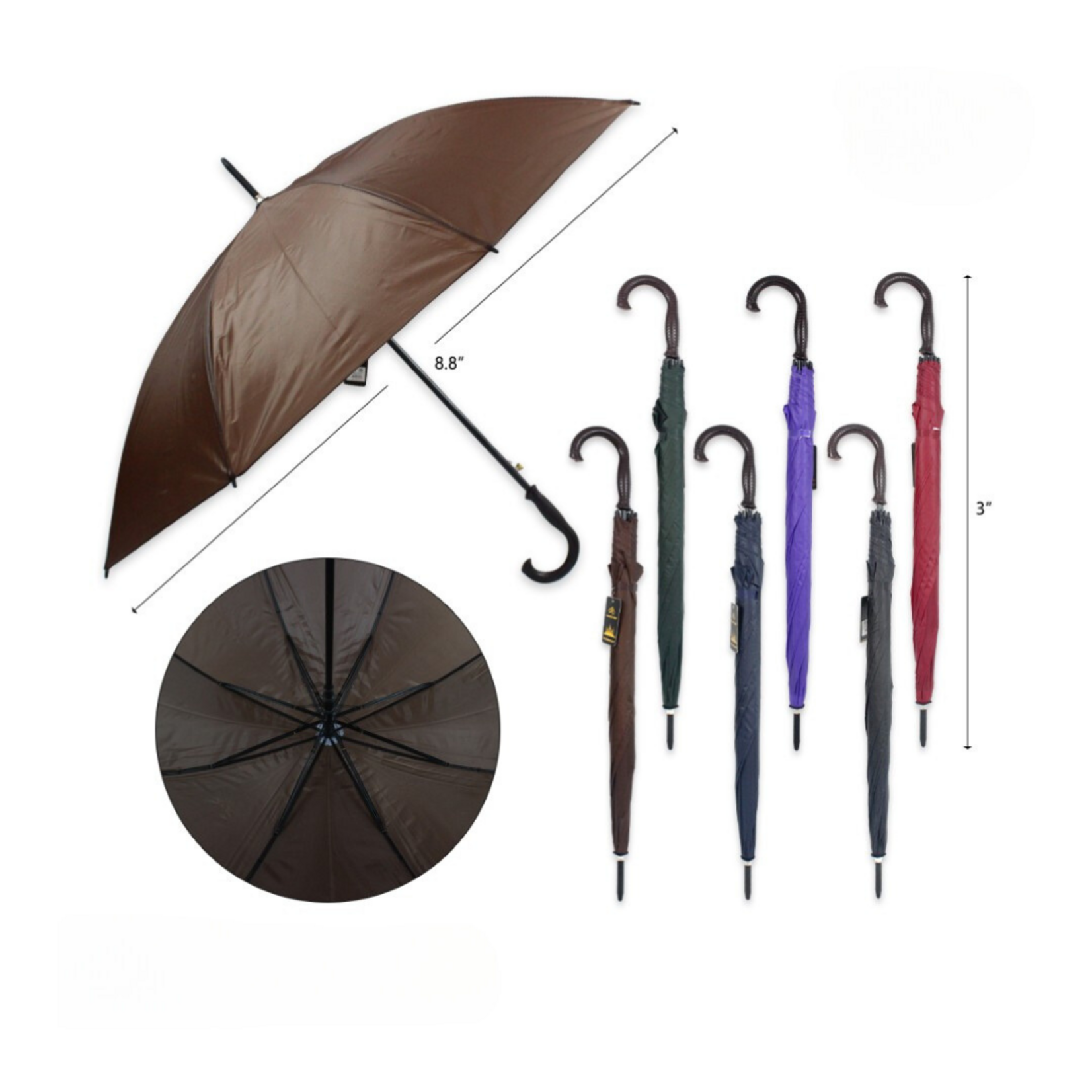 DOUBLE BONE UMBRELLA 70CM