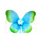 17" Butterfly Wing Blue Green