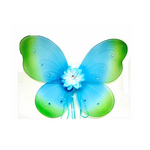 17" Butterfly Wing Blue Green