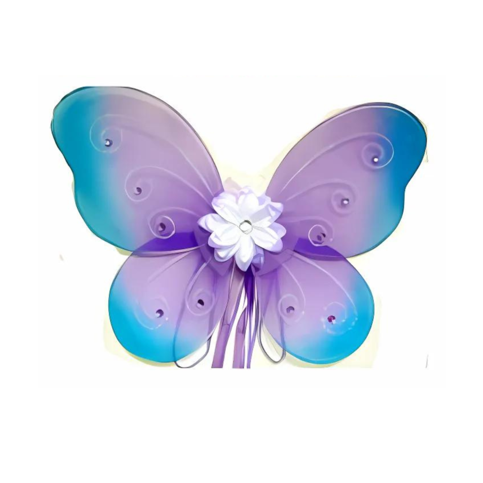17"Butterfly Wing  Purple Blue
