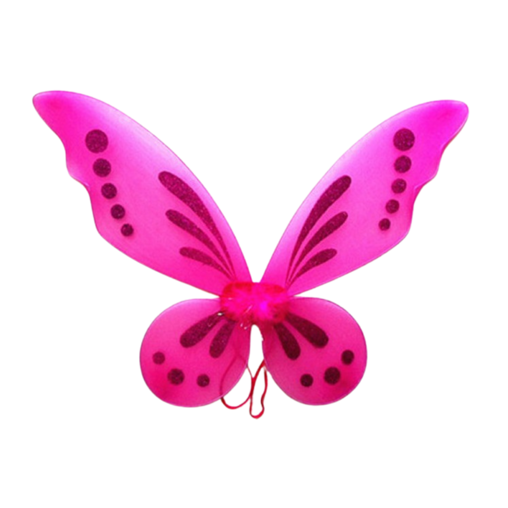 Pixie Tinkle Bell Wing 23" x 18" Fuchsia