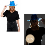 Cowboy Hat Blue  Neon Music Festival