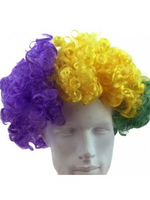 Mardi Gras Clown Wig