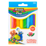 BAZIC 4.8 Oz  8 Primary Colour Modeling Clay Sticks
