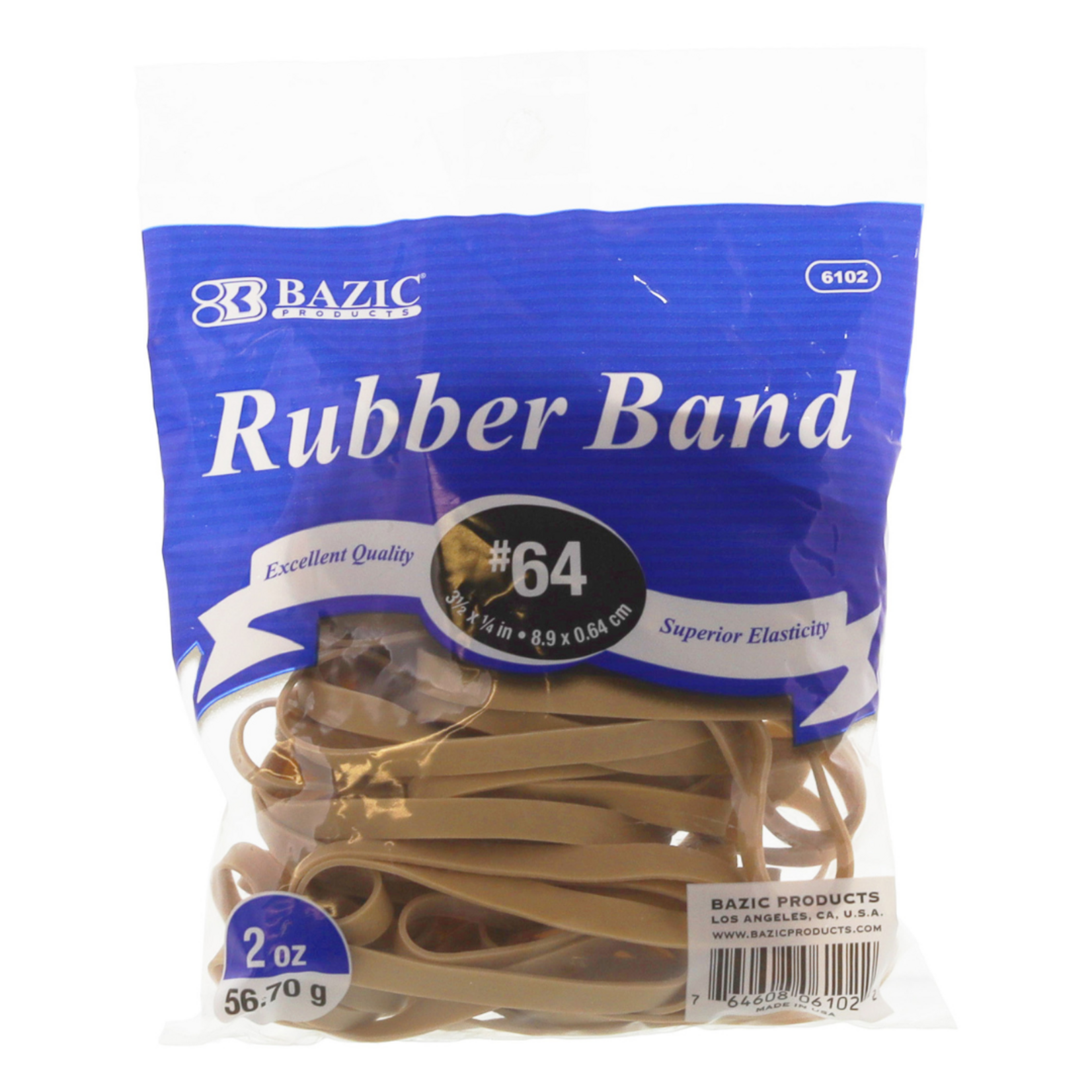 BAZIC 2oz. #64 Rubber Bands