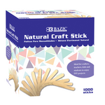 BAZIC Natural Craft Stick (1000 /box)
