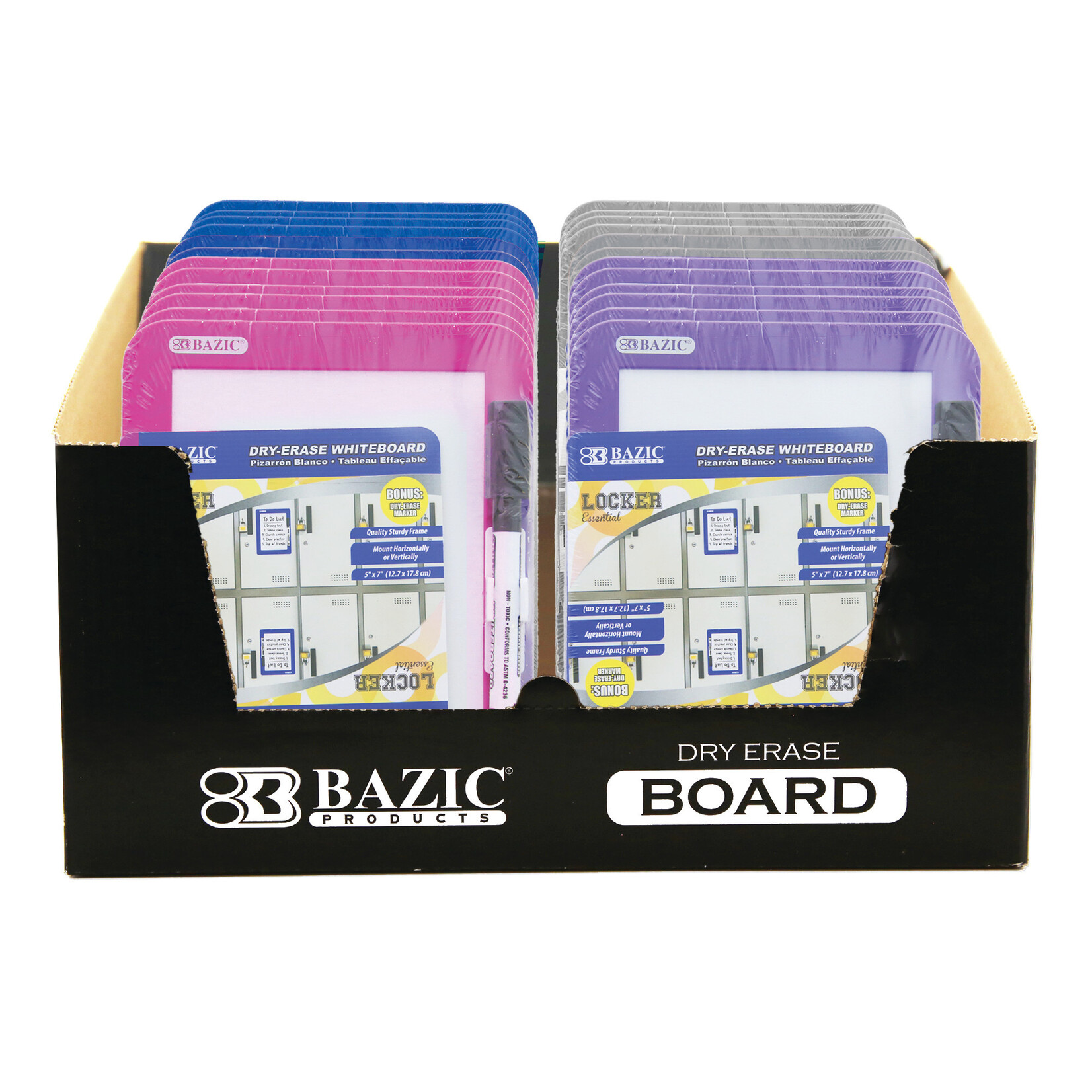 Bazic 5" x 7" Dry Erase Board  w/marker