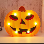 HALLOWEEN LED DECOR 7"- PUMPKIN