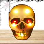 HALLOWEEN LED DECOR 7"- SKULL