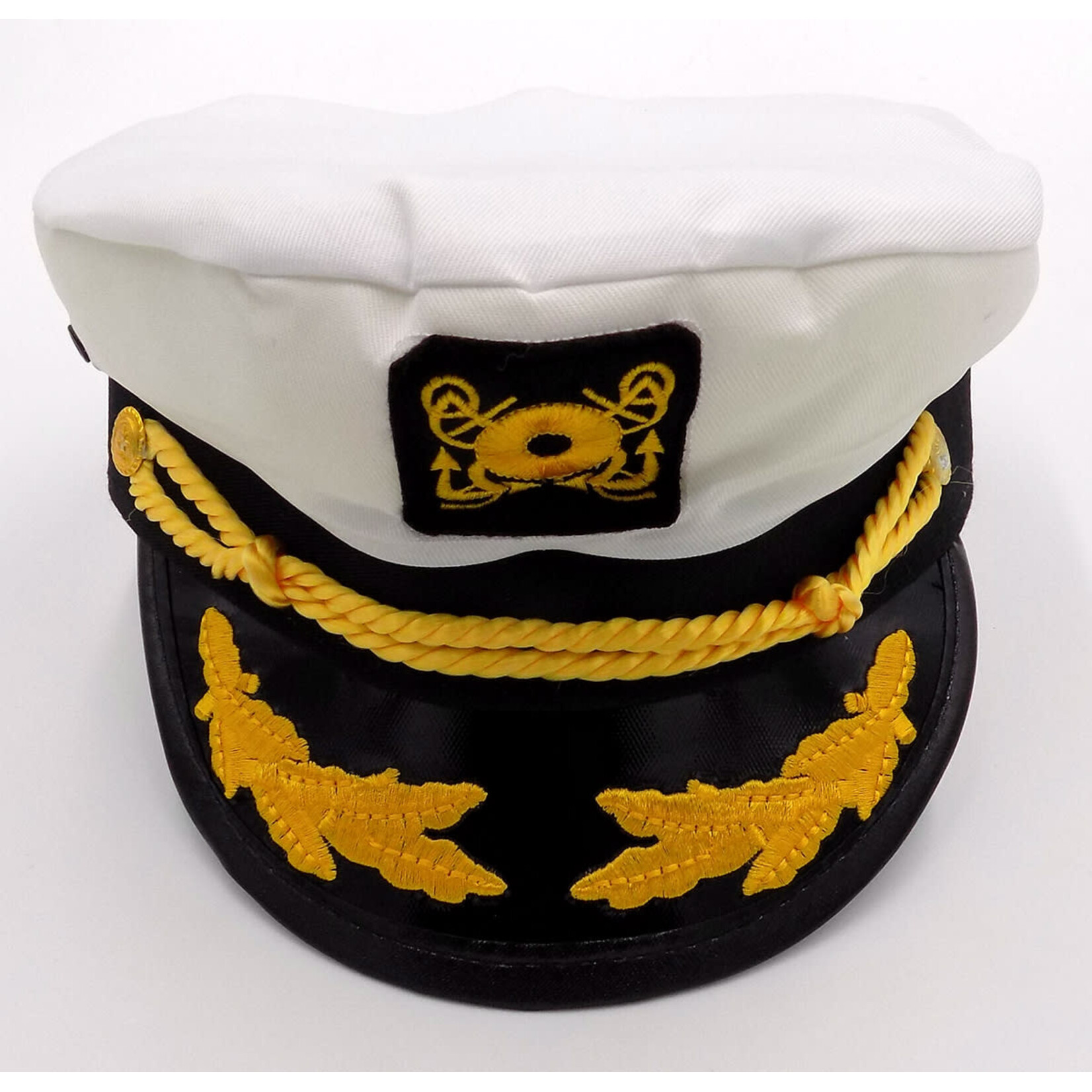 Captain YACHT HAT  W/SCRAMBLED EGGS ADULT 58