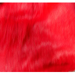 Plush Solid - Long Hair Fabric 58 Inches Red