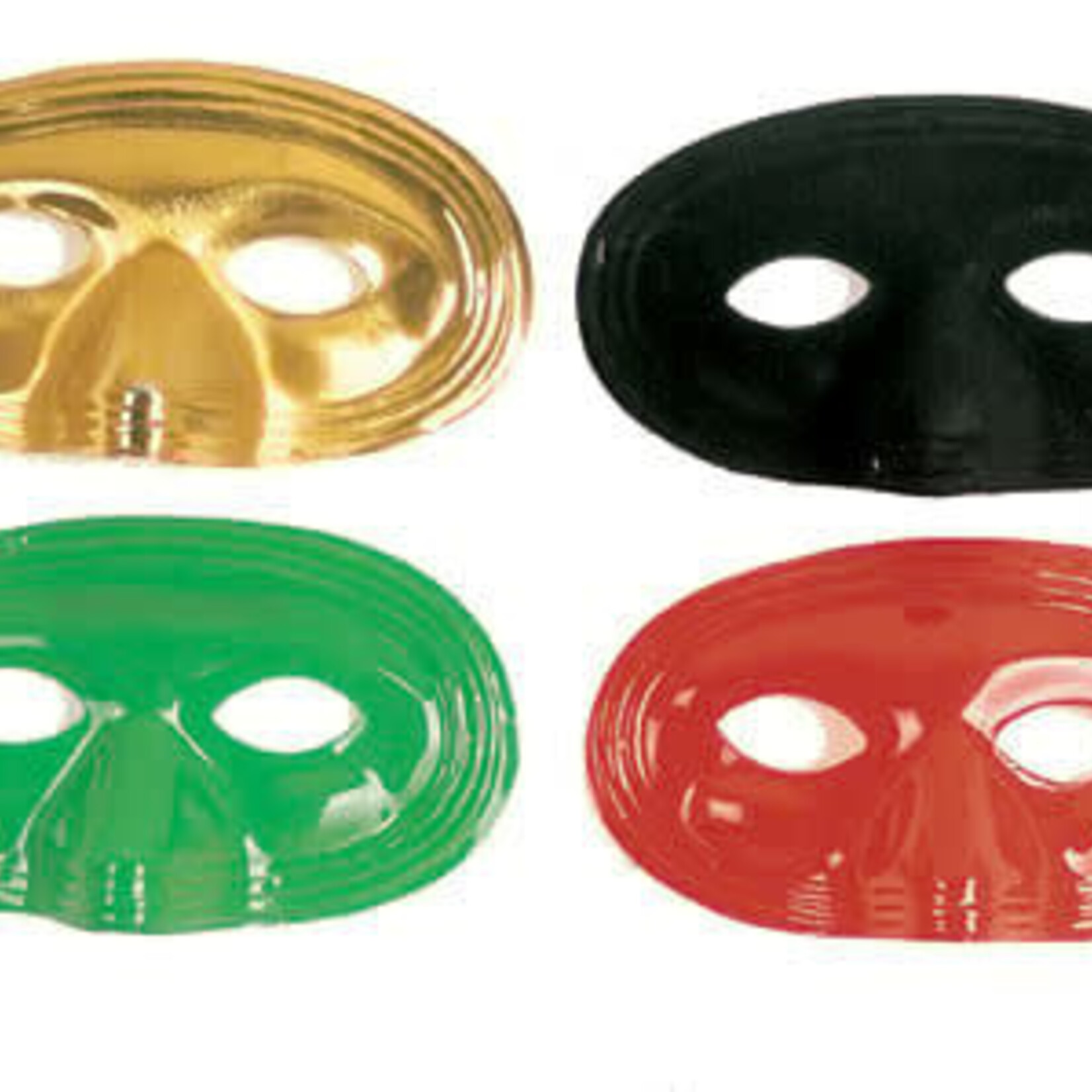 Metallic Domino Mask (Each) Assorted