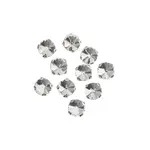 Crystal Lane DIY Sew on Rhinestone 10mm Silver/Crystal 20pcs