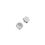 Crystal Lane DIY Sew on Rhinestone 10mm Silver/White Opal 20pcs